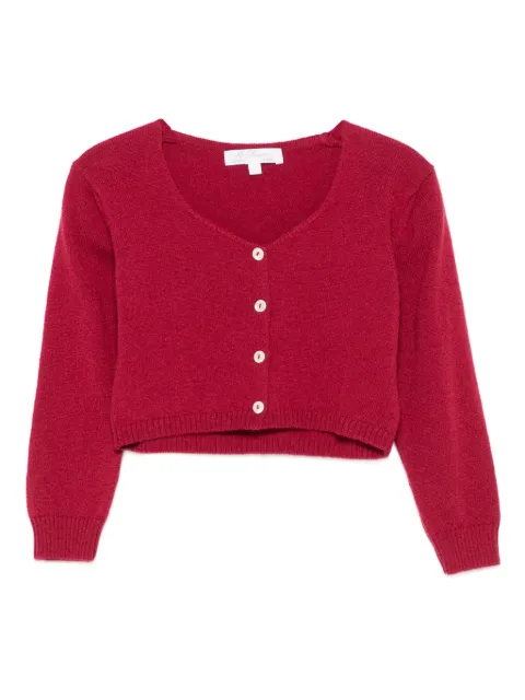 Mariella Ferrari chamarra con botones