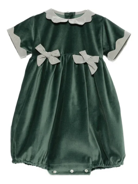 Mariella Ferrari bow-collared shorties