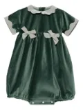 Mariella Ferrari bow-collared shorties - Green