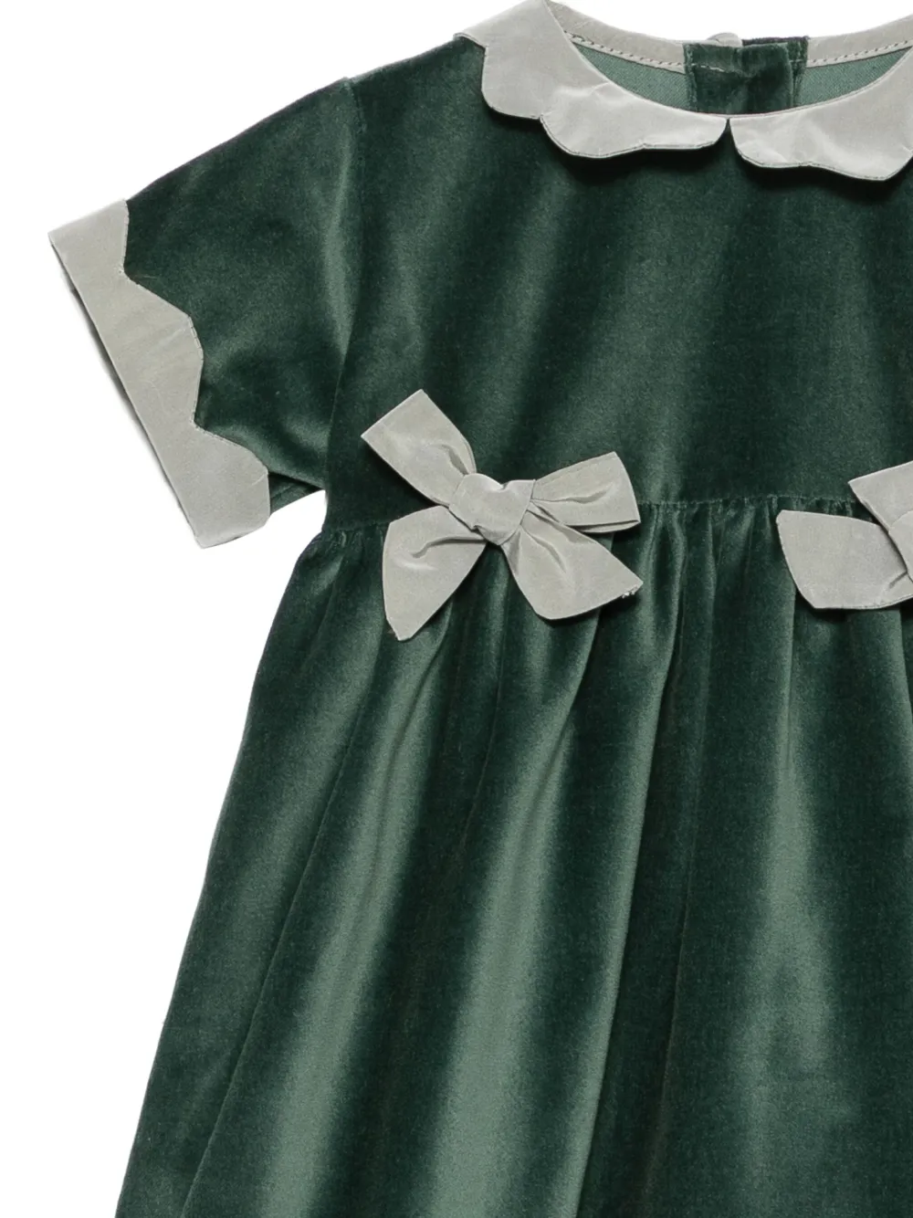 Mariella Ferrari Babypakje met strikkraag Groen