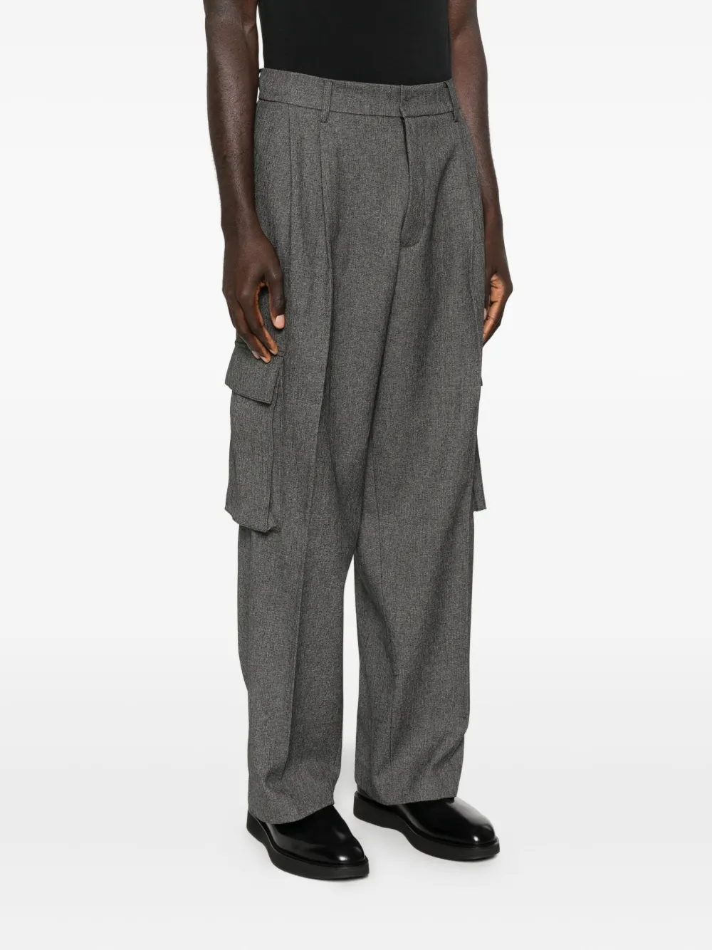Patrizia Pepe Cargo Tailored Trousers In Multi