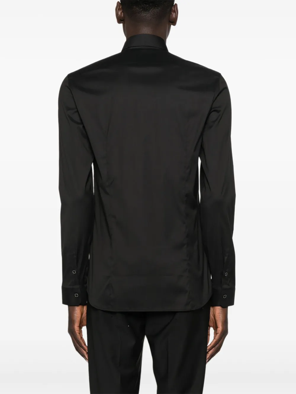 Patrizia Pepe Popeline overhemd Zwart