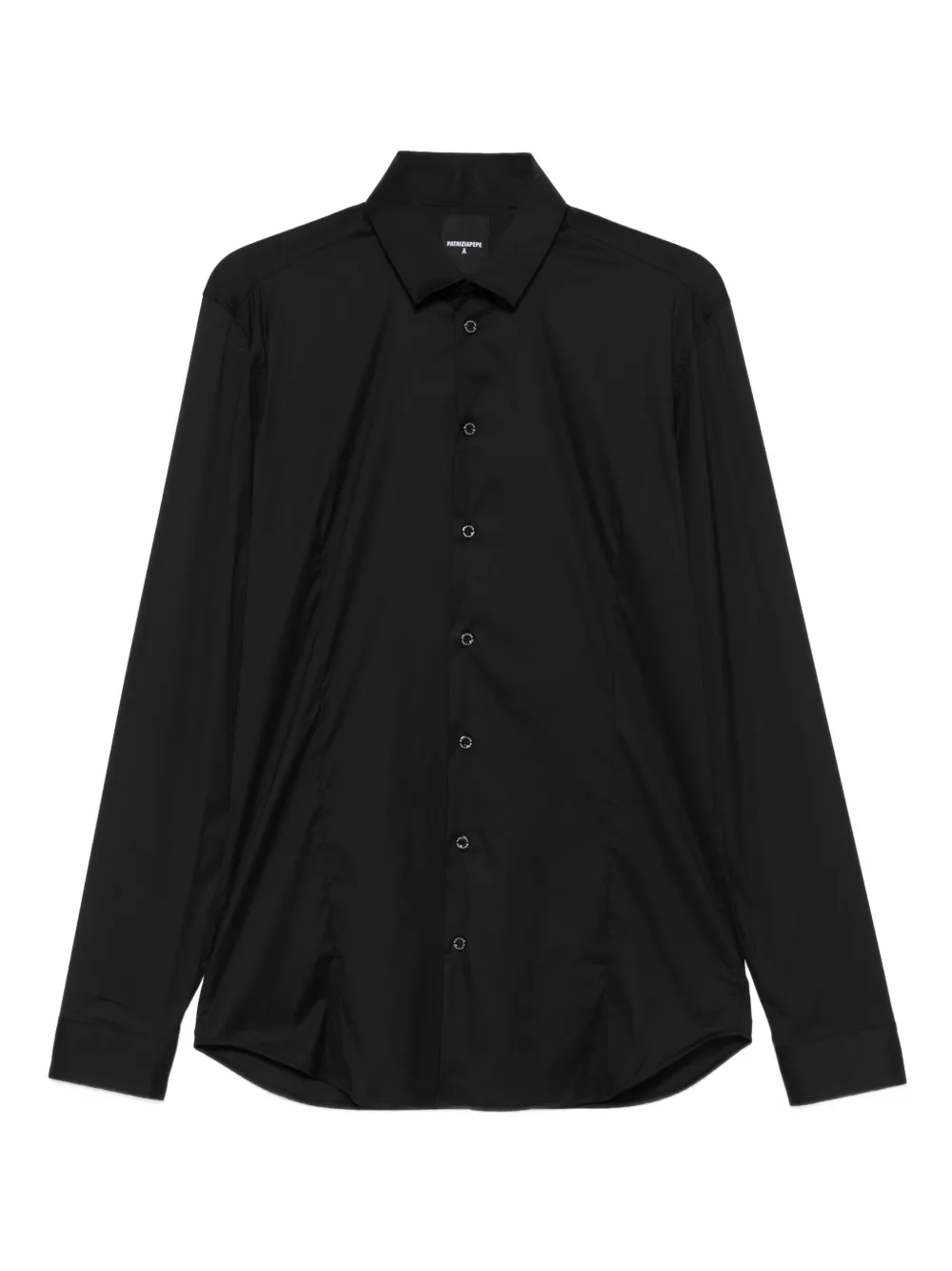 Patrizia Pepe slim-fit poplin shirt | Black | Image 1