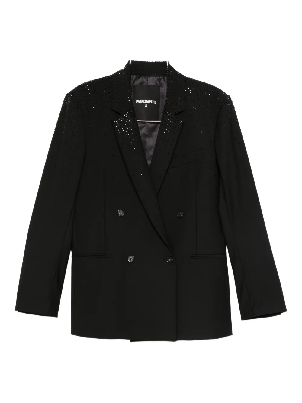 Patrizia Pepe blazer con detalles de strass | negro | Image 1
