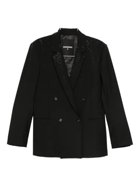 Patrizia Pepe blazer con apliques de strass