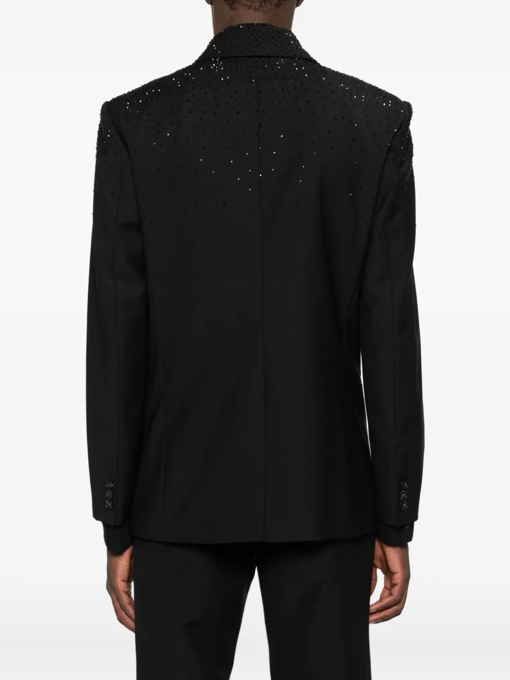 Patrizia Pepe Blazer verfraaid met stras Zwart