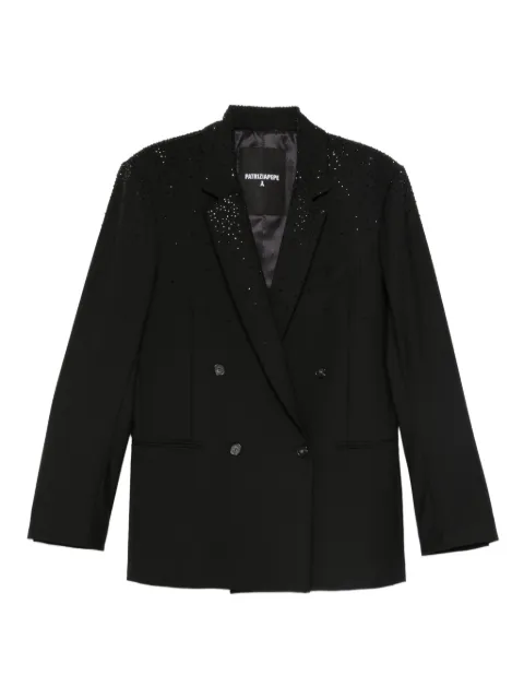 Patrizia Pepe blazer con detalles de strass