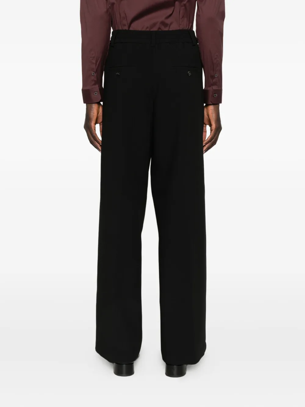 Patrizia Pepe Straight-leg Trousers In Animal Print