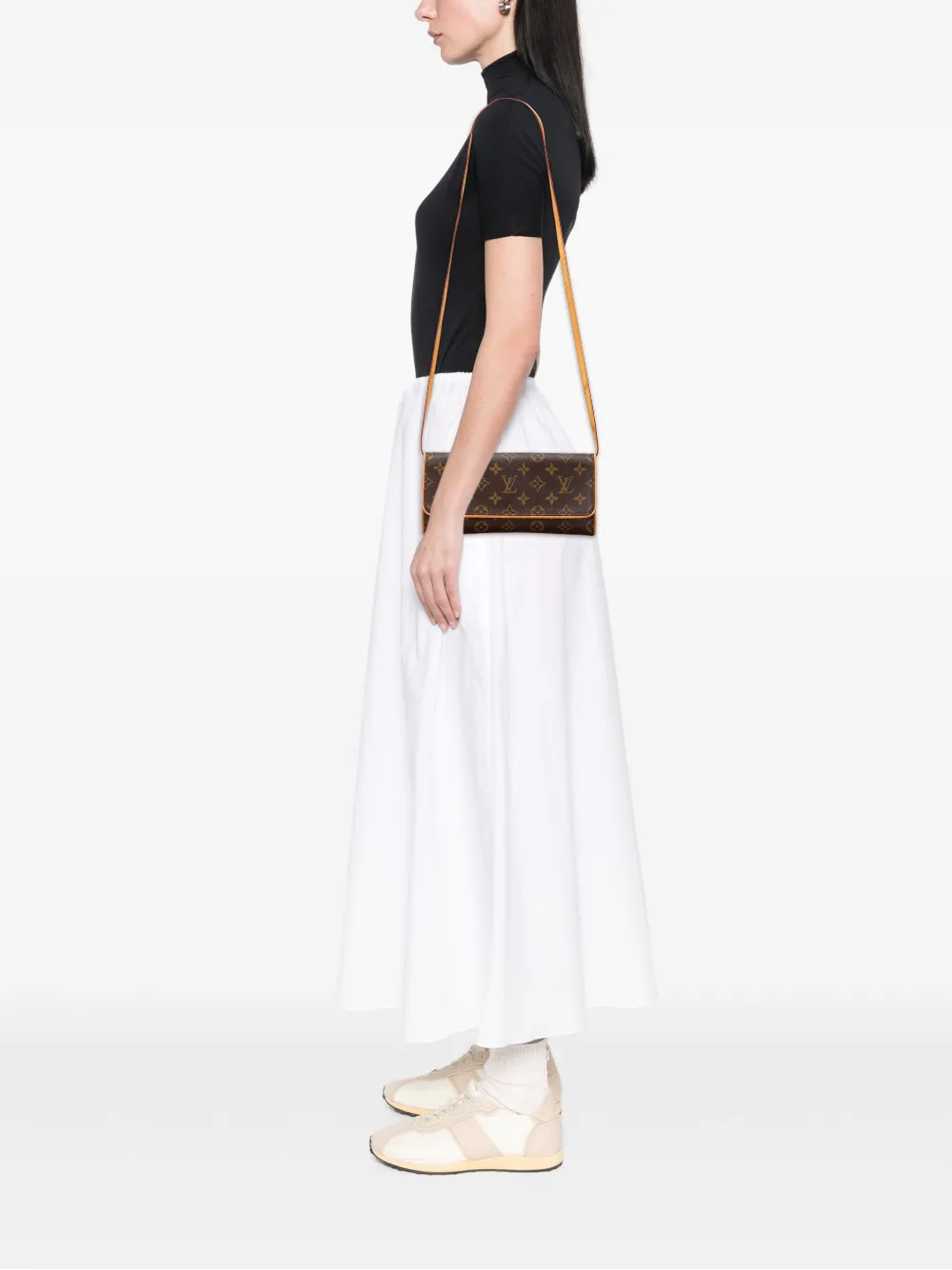 Louis Vuitton Pre-Owned 1999 Monogram Pochette Twin GM crossbody bag | Pre-Owned | Image 2
