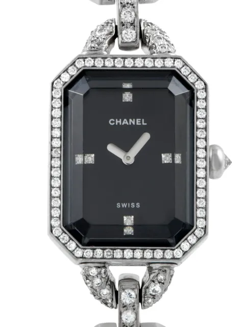 CHANEL Pre-Owned 18K white gold Premire diamond 20mm