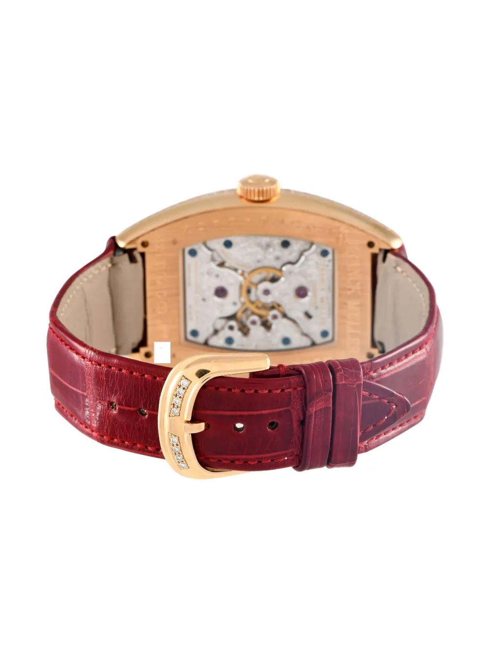 Pre-owned Franck Muller Double Mystery Tourbillon 39mm In Brown