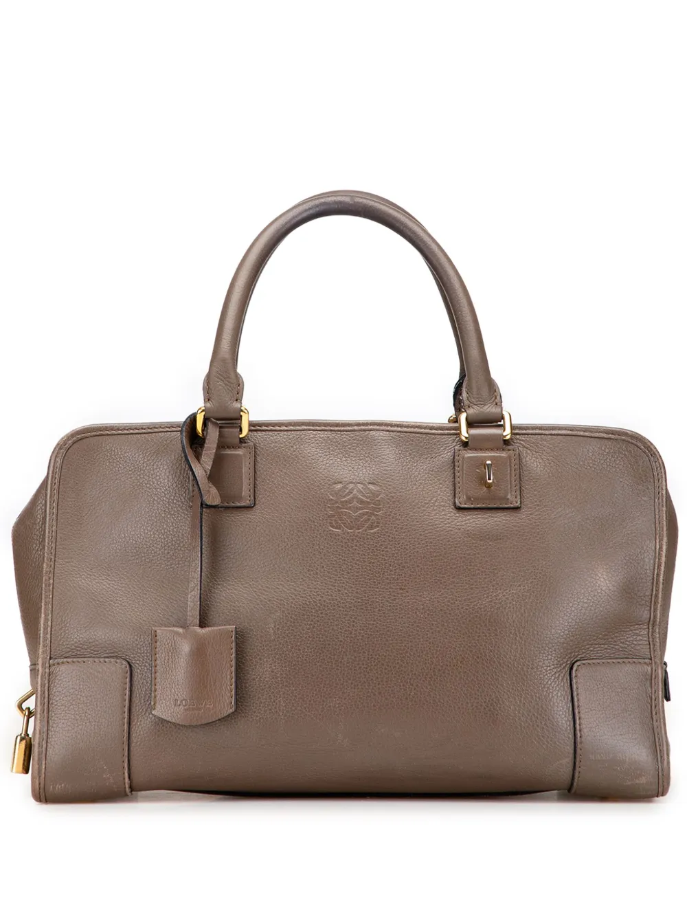 Loewe Pre-Owned 2012 Leather Amazona 36 handbag - ブラウン Loewe Pre-Owned 2012 Leather Amazona 36 handbag - ブラウン