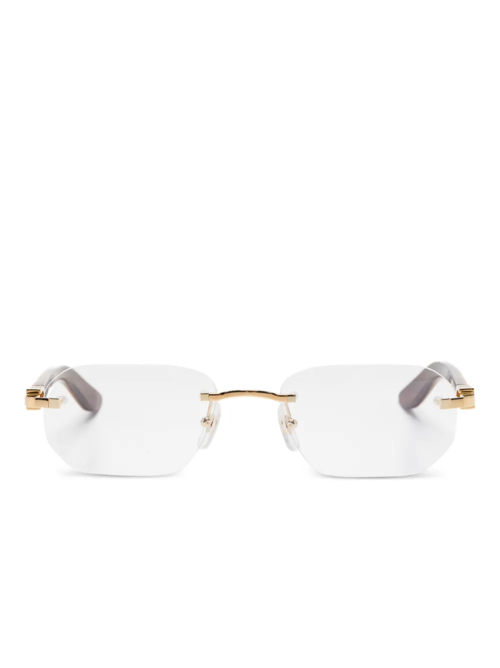 Cartier Eyewear lunettes de vue sans monture | or | Image 1