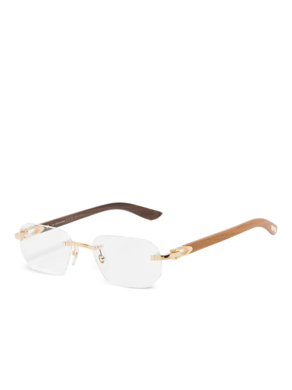 Cartier Eyewear lunettes de vue sans monture | Homme | Image 2