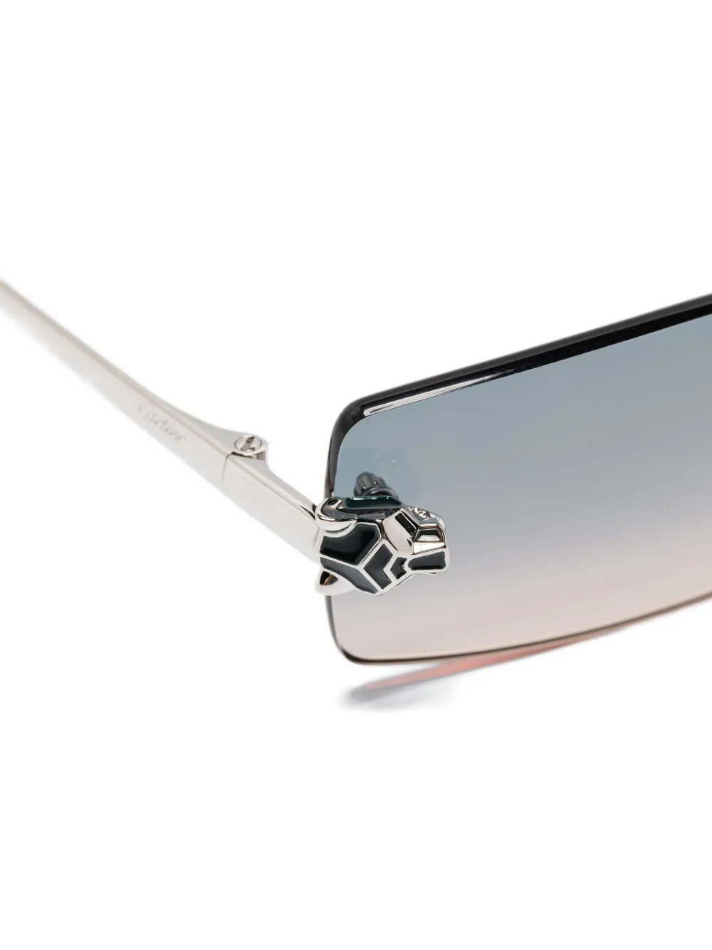 Cartier Eyewear Panthère zonnebril Zilver