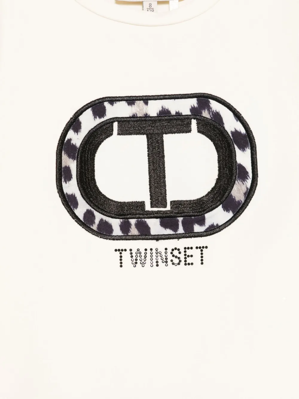 TWINSET Kids T-shirt met geborduurd logo Wit