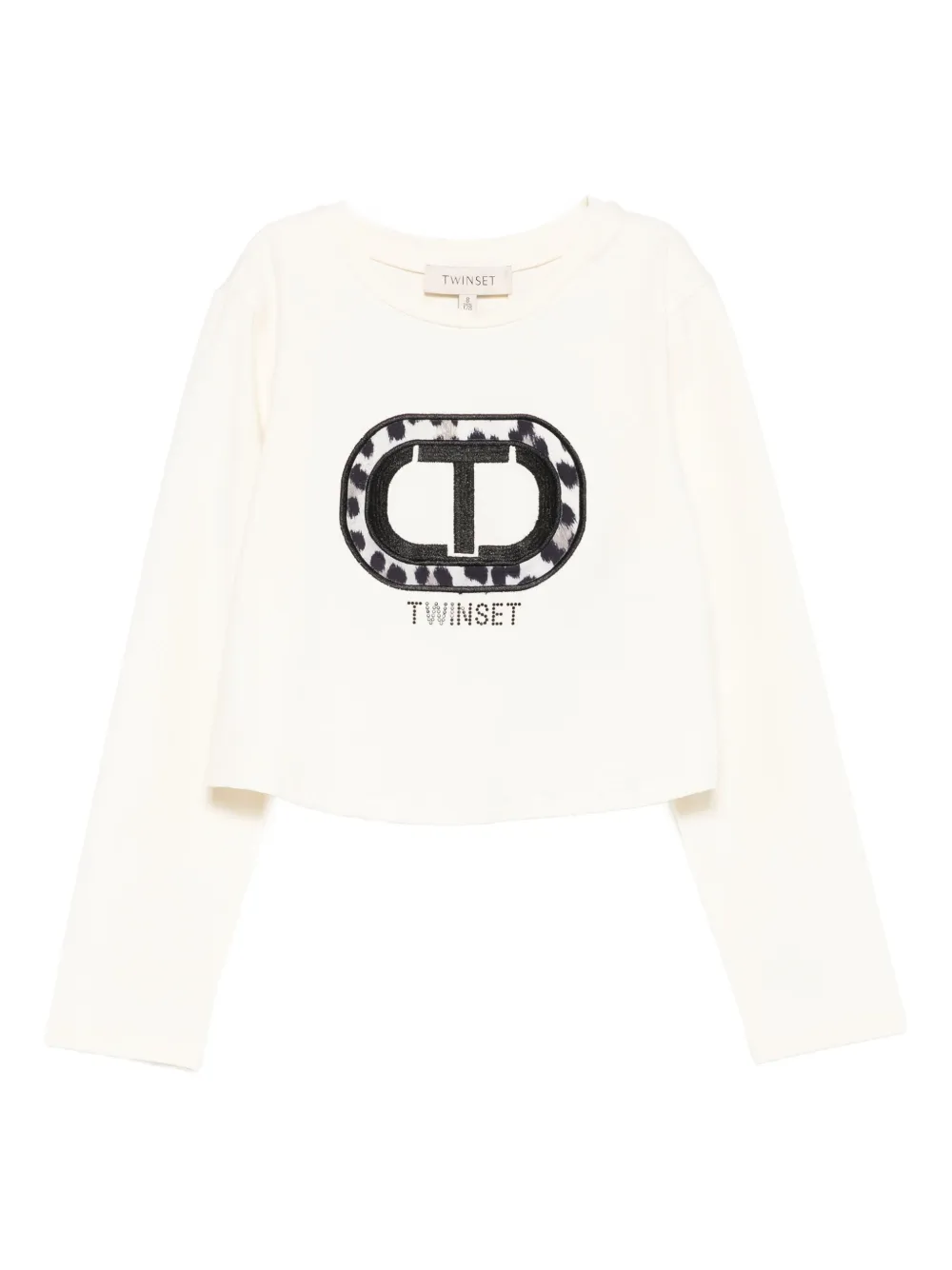 TWINSET Kids logo-embroidered T-shirt | White | Image 1