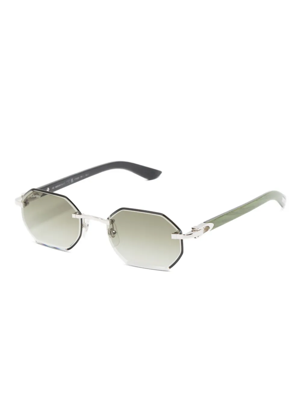 Cartier Eyewear C Décor sunglasses - Zilver
