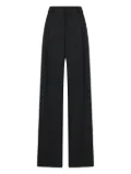 Amen pleat-detail trousers - Black