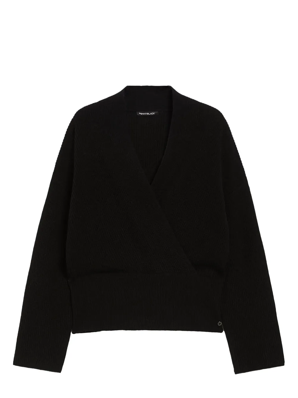 Pennyblack Wrap Jumper In Black