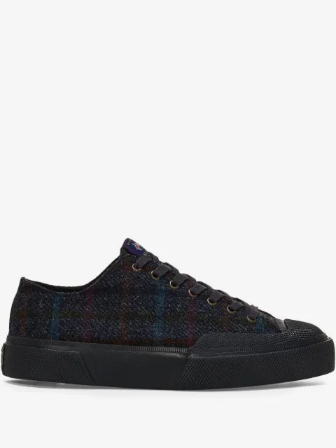 Superga sneakers i ull med lappdesign