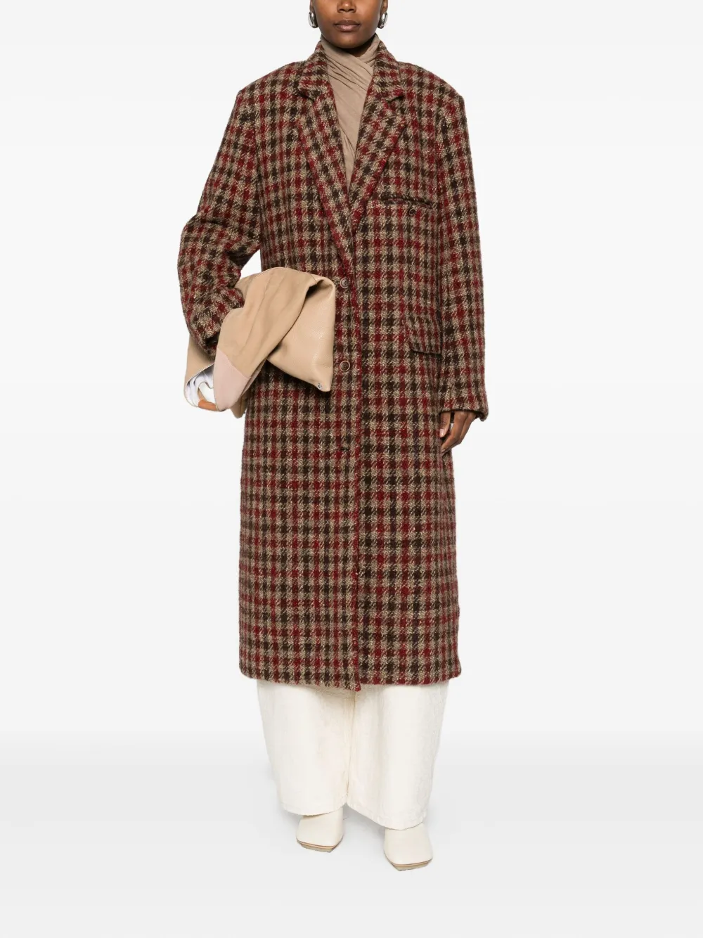 Uma Wang checked single-breasted coat | Single Breasted Coats | Image 2