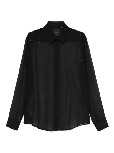 Patrizia Pepe camisa con detalles de strass