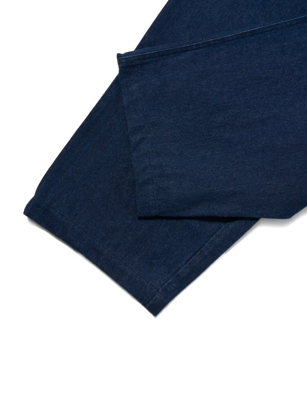 Universal Works Broek met wijde pijpen Blauw