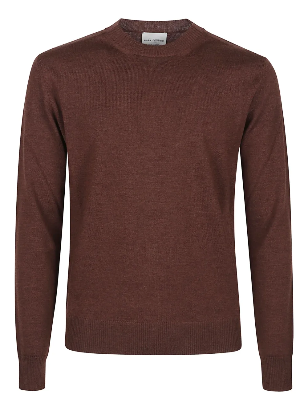 Ballantyne merino-wool crew-neck sweater | Brown | Image 1