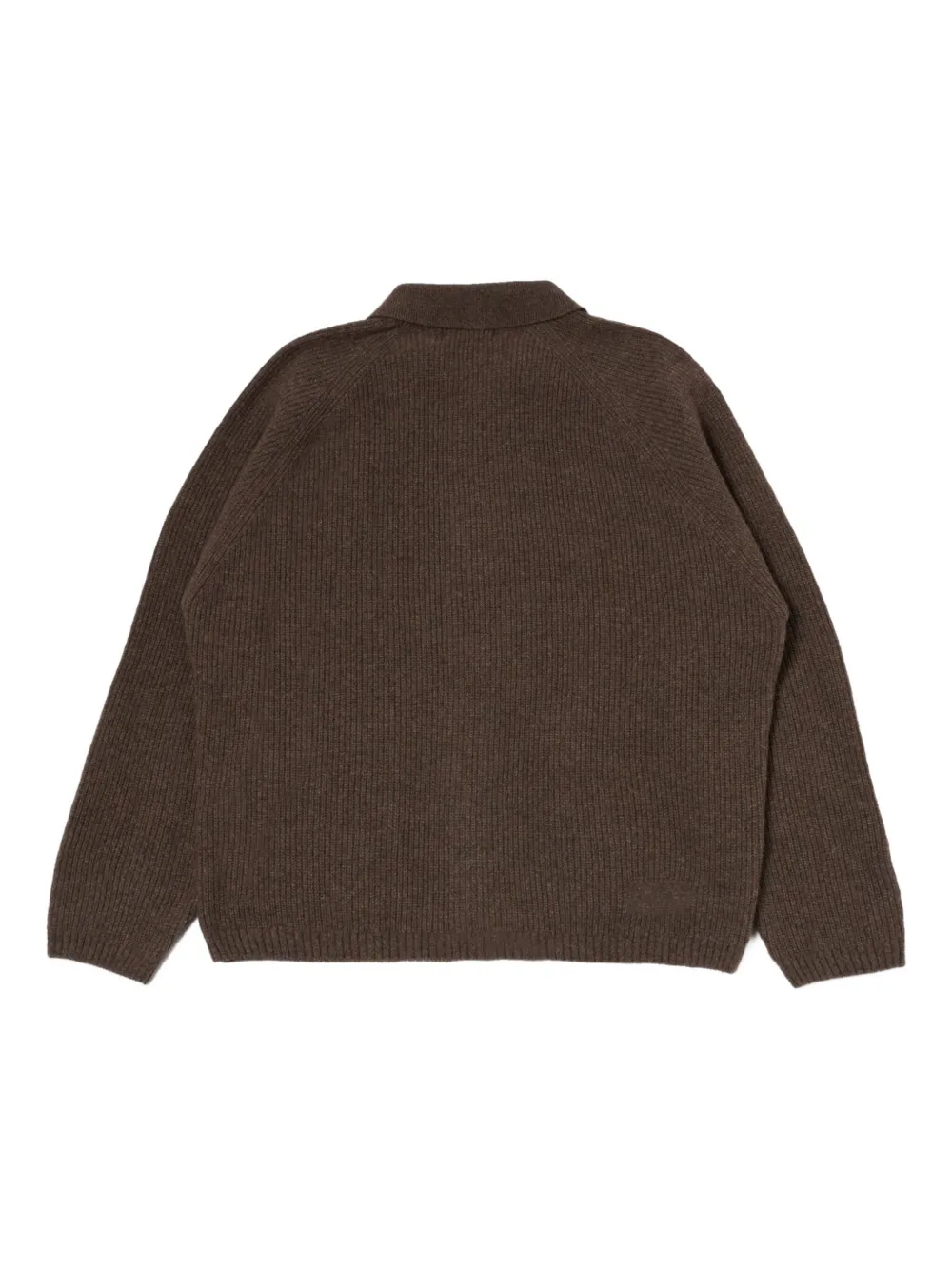 Universal Works zip-front ribbed cardigan | Cardigans | Image 2