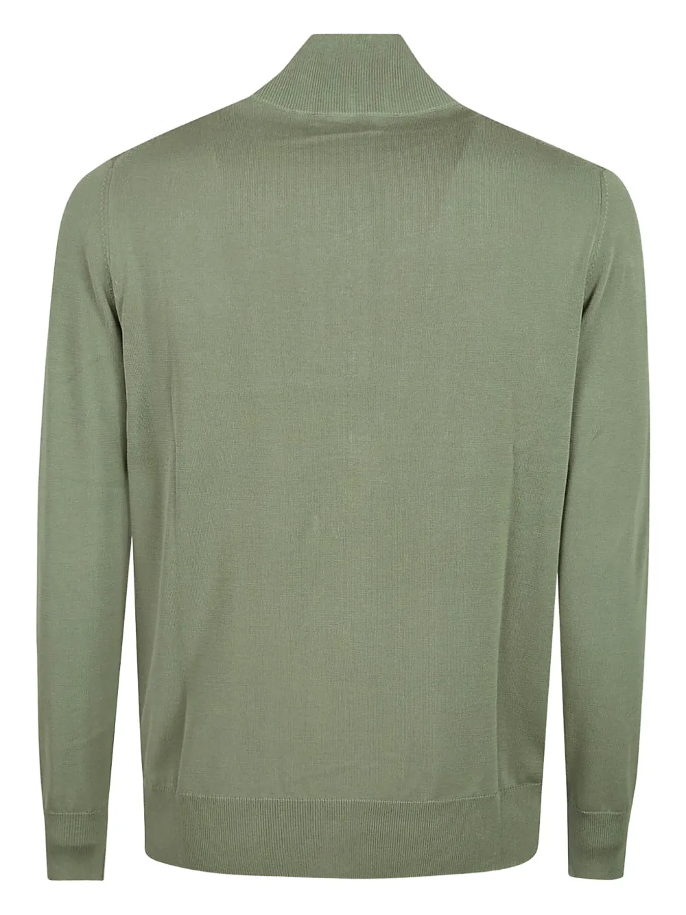 Ballantyne Zip-up Cardigan In Green