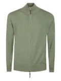 Ballantyne zip-up cardigan - Green