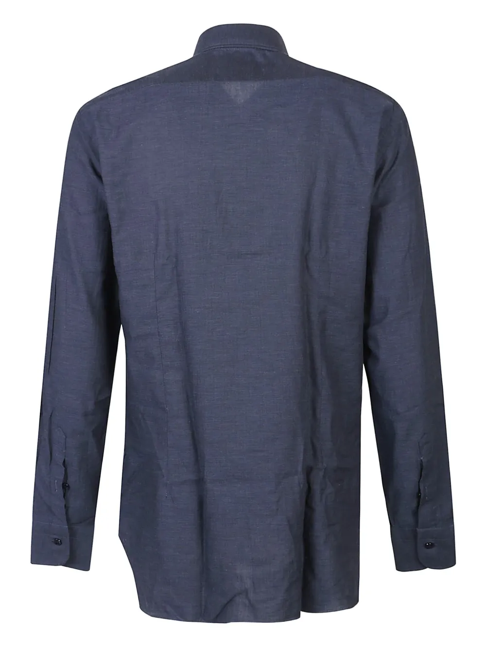 Barba Katoenen overhemd met lange mouwen - Blauw