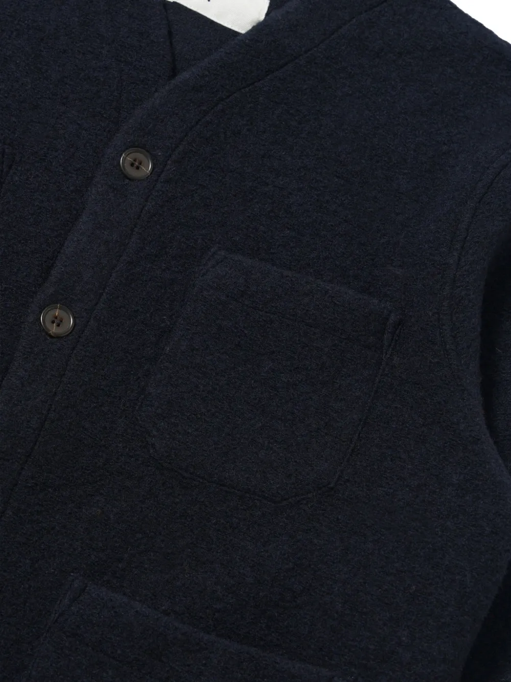  Universal Works Buttoned Cardigan - Blue 