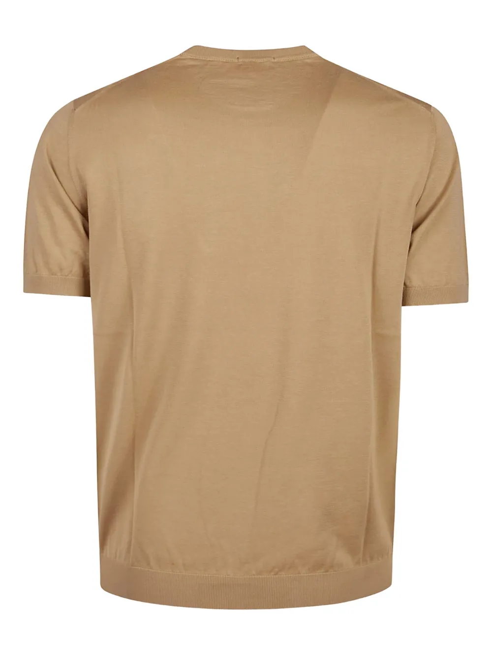 Drumohr T-shirt met ronde hals - Bruin