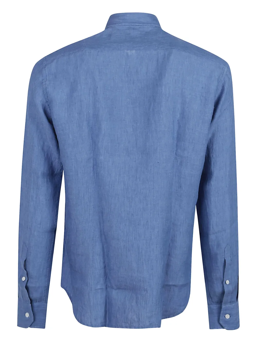 Orian button-down linen shirt - Blauw