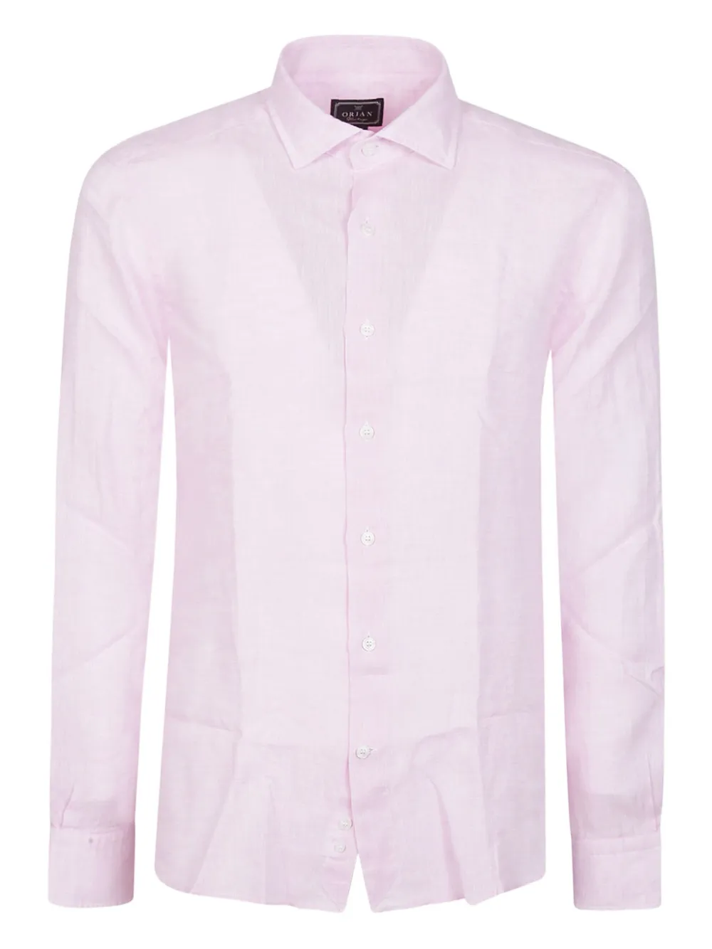 Orian long-sleeved linen shirt | Pink | Image 1