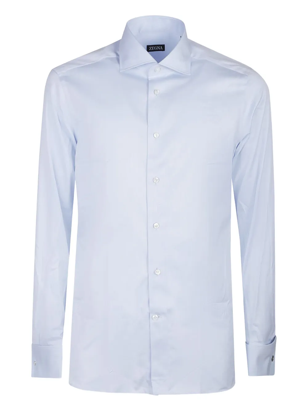 Zegna long-sleeve button-cuff shirt | Blue | Image 1