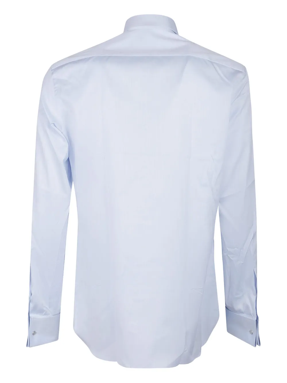 Zegna Overhemd met lange mouwen en knoopmanchetten - Blauw