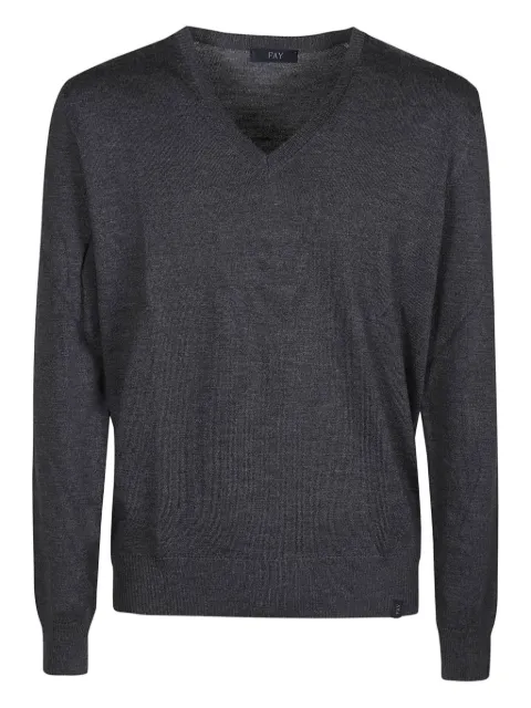 Fay V-neck wool sweater