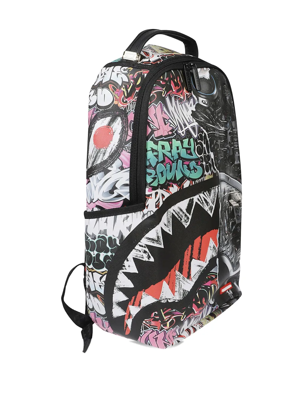 Sprayground Split Cybershark Dlxsv Backpack In Black