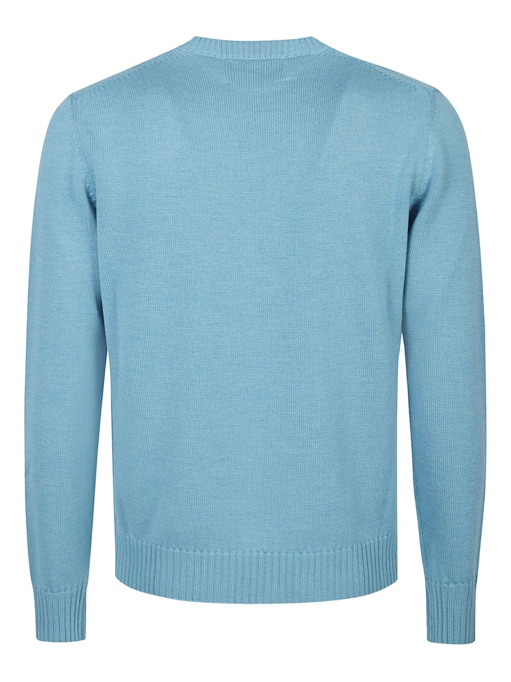 Ballantyne Trui van merinowol met ronde hals - Blauw