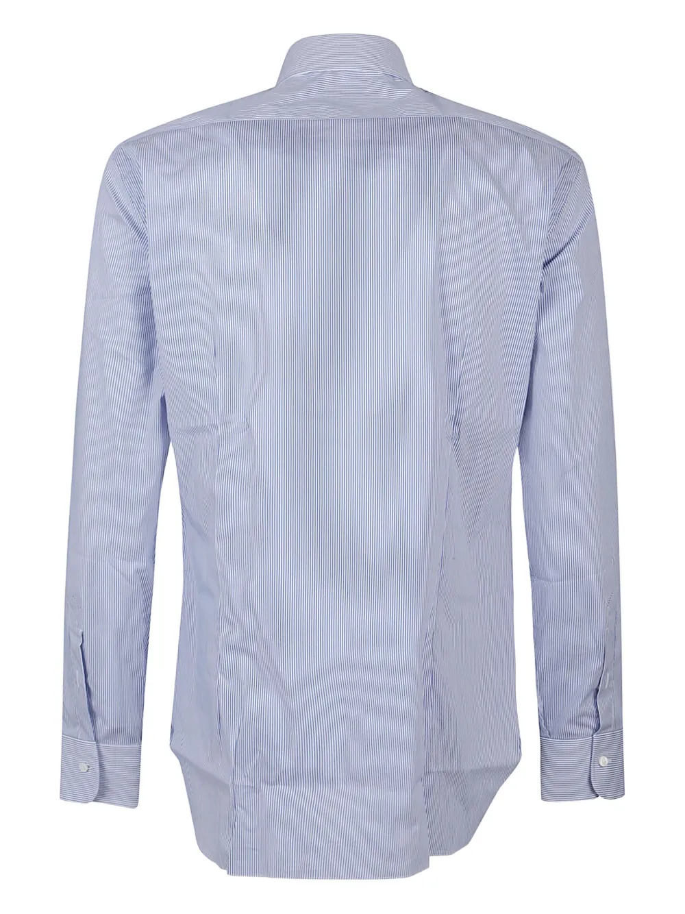 Barba Overhemd met krijtstreep - Blauw