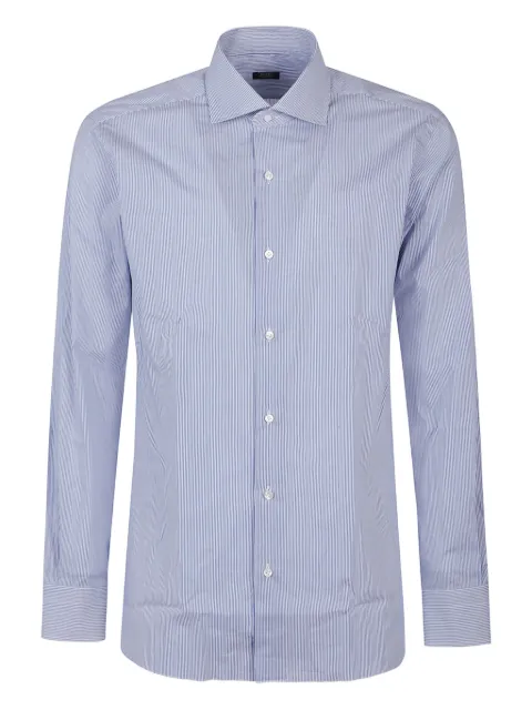 Barba pinstripe cotton shirt