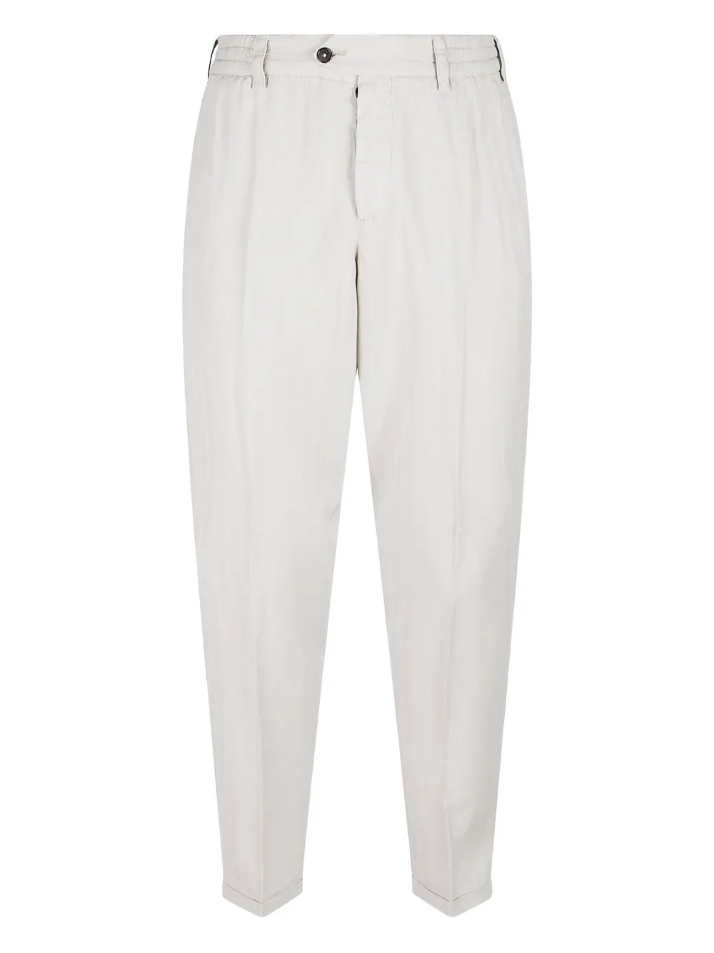 PT Torino elasticated-waistband pleated trousers | Grey | Image 1