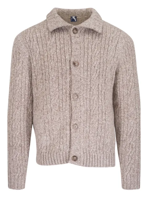 Fedeli cable-knit buttoned cardigan