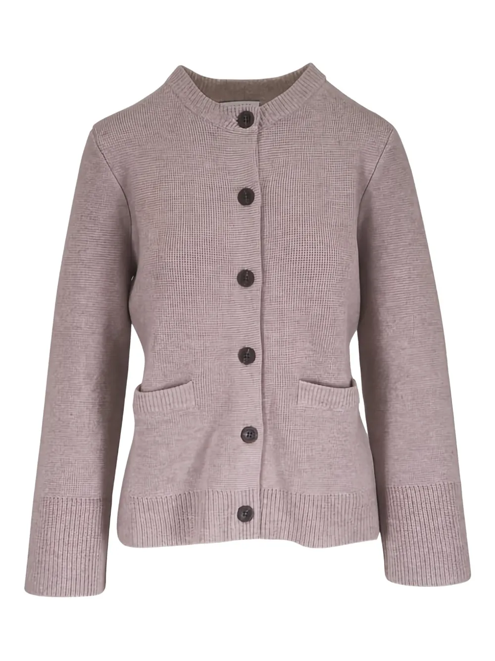 Kinross Cashmere button pocket cardigan - Marrone