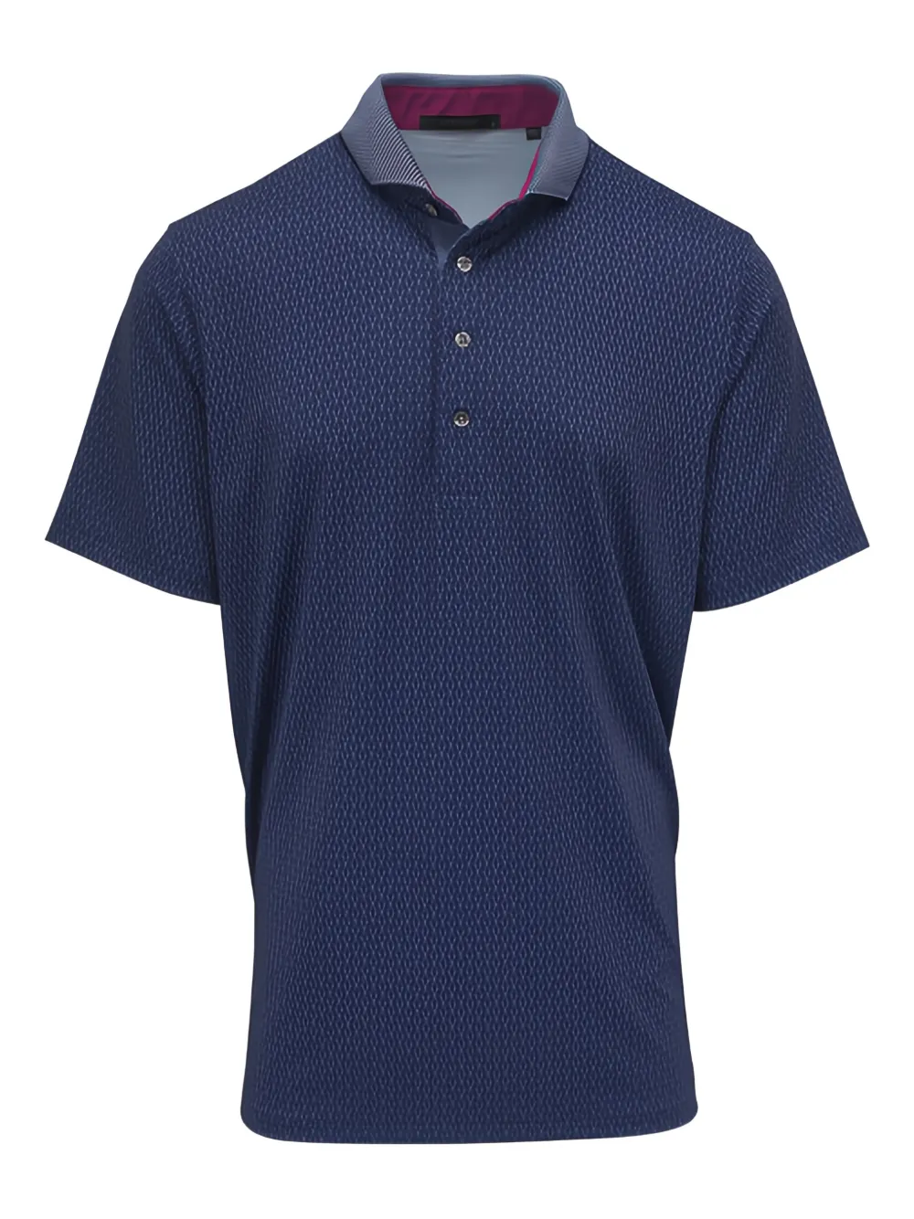 GREYSON Targhee patterned polo shirt | azul | Image 1