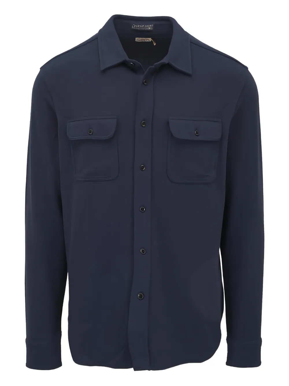FAHERTY buttoned pocket shirt | Blue | Image 1