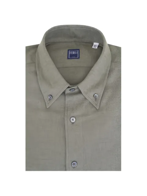 Fedeli button-down collar shirt